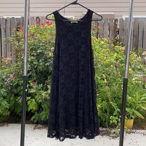 Ginger G Black Floral Lace Dress